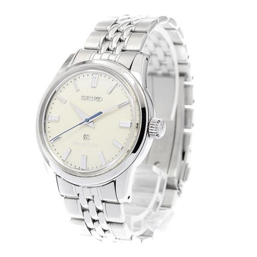 SEIKO GRAND SEIKO SBGW005/9S54-0030 37mm SS Beige #C5769