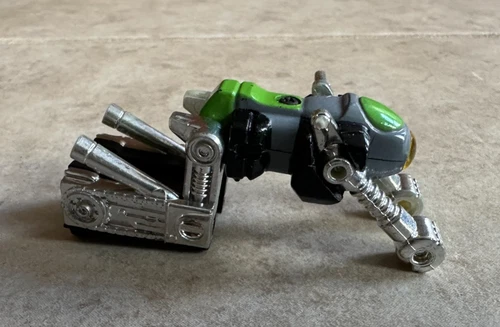 Vintage GoBots Cy-Kill Figure Incomplete Green Variant MR-01 Machine Robo