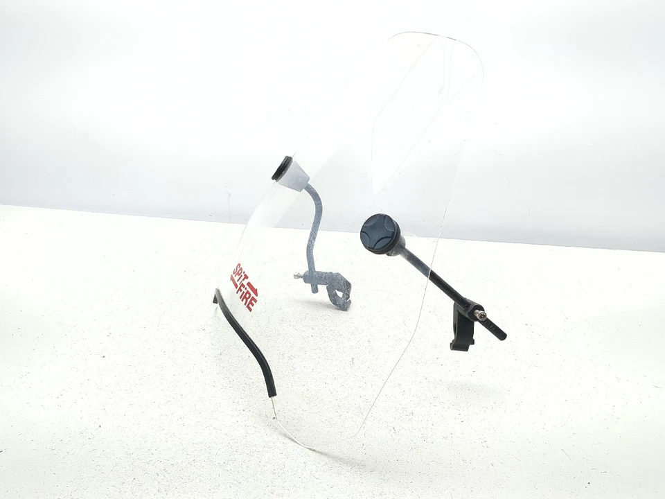 99-10 Suzuki GZ250 SPIT FIRE Windshield Wind Screen With Mounts - Image 2 of 4