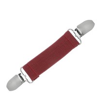 Cinch Clips Adjustable Mitten Clips Shawl Cardigan Collar Clip Wine Red