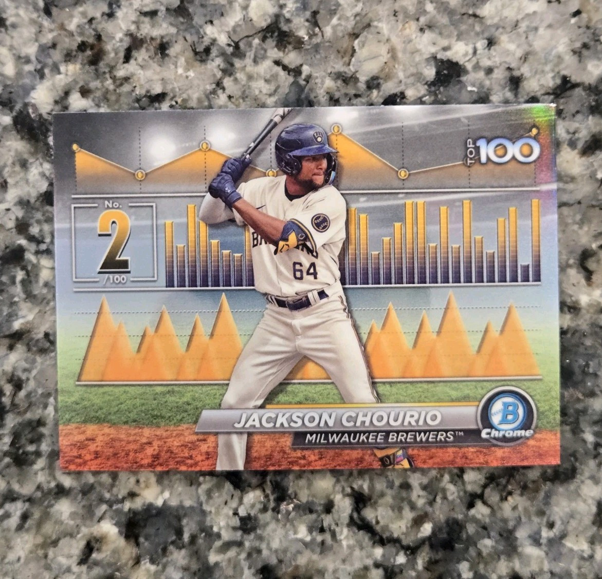 2024 Bowman Bowman Scouts Top 100 Jackson Chourio #BTP-2 Rookie RC