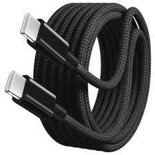 iPhone 15 16 17 Air Pro Max USB-C to C Cable PD Fast Charger Type C Cord 60W lot