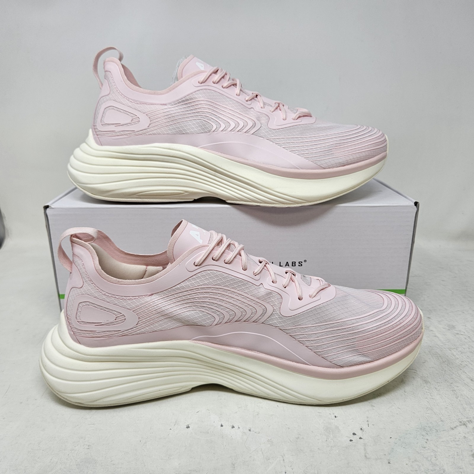 Men's Athletic Propulsion Labs APL Streamline 'Pink/White' Running Shoe / Size 9