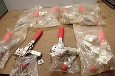 PILE OF NEW AND USED DESTACO 207-U TOGGLE CLAMPS HOLD DOWNS