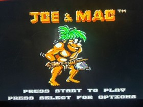 Joe & Mac (Nintendo Entertainment System, 1992) NES CIB