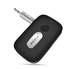 Bluetooth Receiver for Car, 35H Battery Life, Volume Control, Noise Black