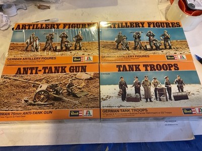 Revell/Italeri 1/35 4 German Sets Sealed #H2108(2), H2120, H2107