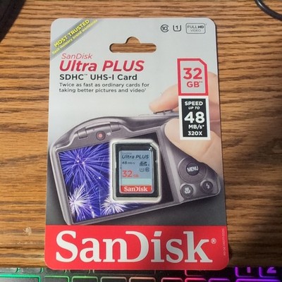 SanDisk 32GB SDHC Memory Card Class 10 UHS I   High Speed   SDSDUP 032G A