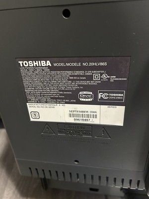 TOSHIBAテレビ Toshiba 20HL86 20