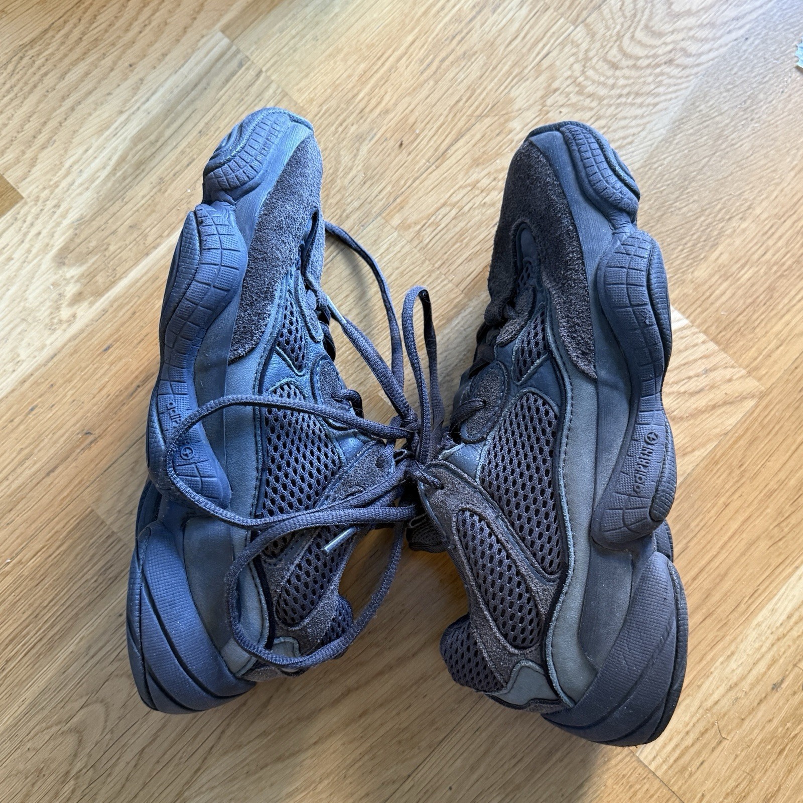 Adidas Yeezy 500 Utility Black F36640 Men’s/Women’s Size 5 Authentic Pre-Owned thumbnail 4