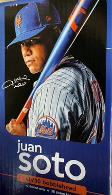 Juan Soto 40/30 SGA 2026 Bobblehead Citi Field New York Mets New