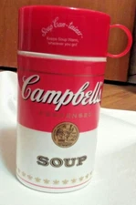 Campbell's Soup Insulated Thermos Mug Can-Tainer, 11.5 ounce 1998