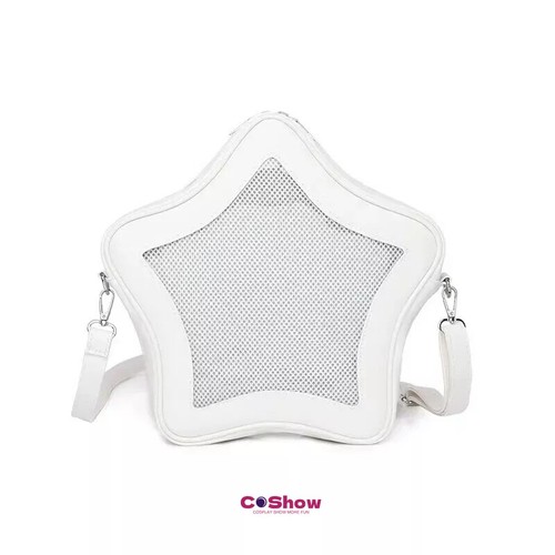 Shoulder Bags Women Ita Bag Sweet Chic Five-star Cute Kawaii PU Transparent - Picture 8 of 20