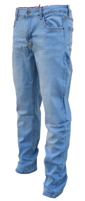 Herren Jeans Hose Stretch Übergröße 5 Jeanshose straight-cut Regular Fit