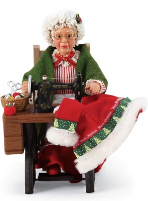 Department 56 Possible Dreams Santas Sports and Leisure Mrs. Claus Sewing Stitch