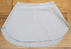 BALLET SKIRT Women's XS X Small Gray Solid Straight Modern Contemporary Dance