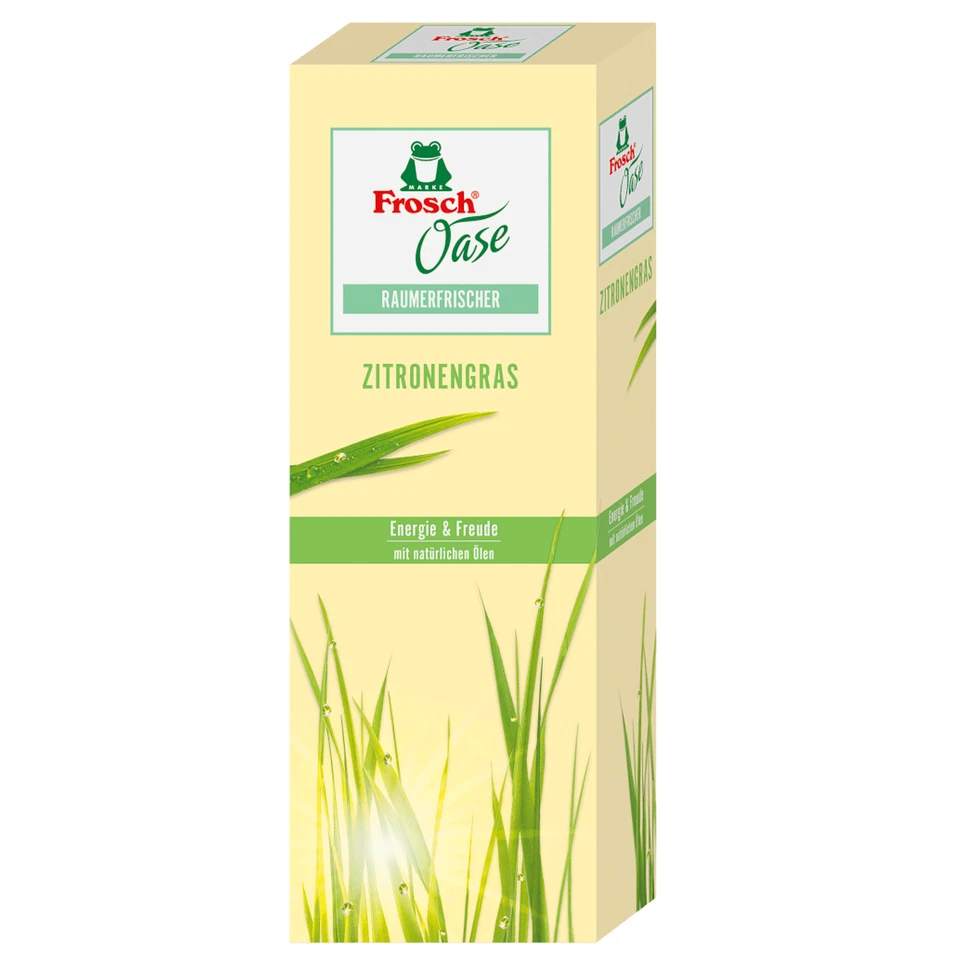 3x 90ml Frosch Oase Raumerfrischer inkl. Flakon Zitronengras Energie & Freunde - Bild 3 von 4
