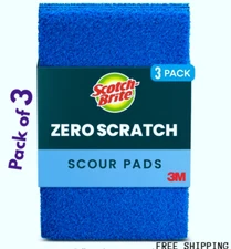 Scour Pads Non-Scratch Scouring Pads for Everyday Job Safe Cleaning Power Scrub