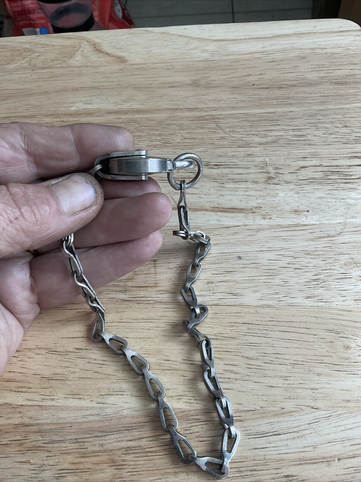 Vintage Ames Sword Co. Spare Tire Lock Sept 19 1882 No Key