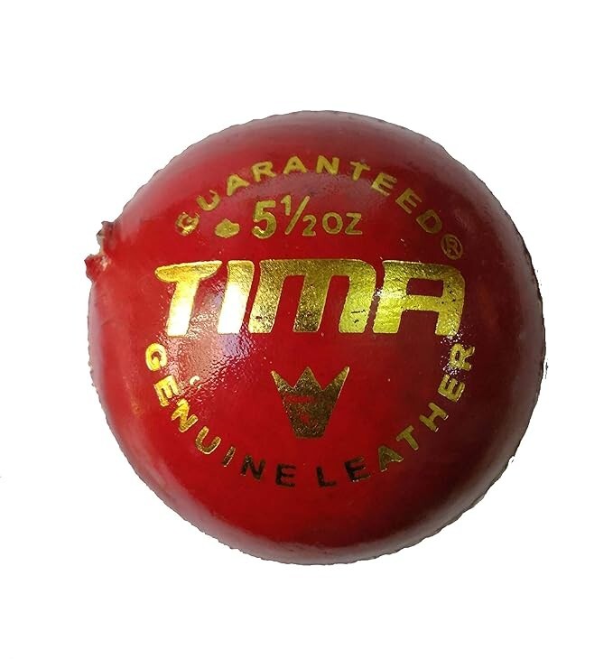 TIMA Leather Cricket Shot Practice Hanging Ball, String Cricket Ball