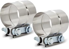 Exhaust Lap Joint Band Clamp 3" in Heavy Duty Stainless Steel Exhaust Pipe Clamp