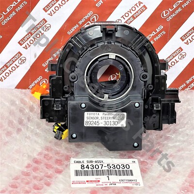 TOYOTA GENUINE OEM 84307-53030 CABLE SUB-ASSY, SPIRAL WITH SENSOR 
