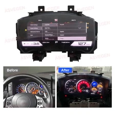 Aftermarket Car LCD Cluster Instrument Dashboard Gauge For Nissan GTR 2007-2016