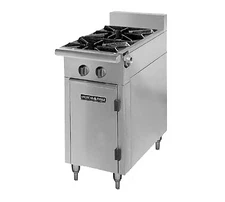 American Range HD11-2-O 12" Gas Heavy Duty Range w/ (2) Open Burners, Cabinet...