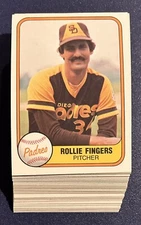 Lot of (48) 1981 Fleer #485 ROLLIE FINGERS HOF A's/Brewers Baseball (NM-MT)