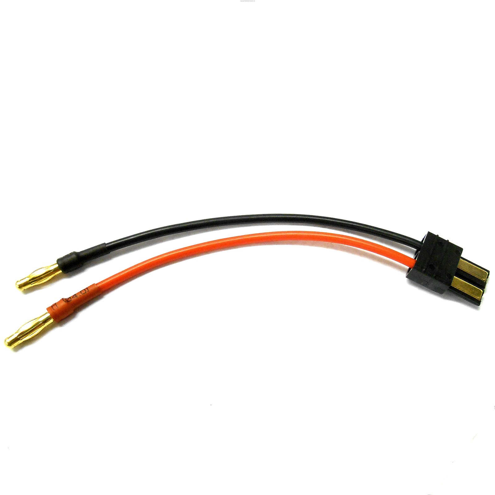 C8036B Male 2 Pin Plug To Two 4mm 4.0mm Male Connector RC Adapter Convertor