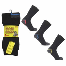 Neu 12 Paar ultimative schwere Arbeitsstiefelsocken f&uuml;r Herren Gr&ouml;&szlig;e 6-11 gepolsterte verst&auml;rkte Spitze