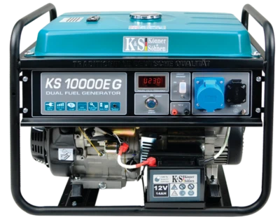 KS 10000E G GAS Könner&Söhnen 4-Takt G Benzin-LPG Hybrid Stromerzeuger, 7500W