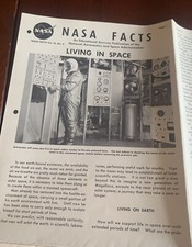 Vintage NASA Facts Living In Space Vol. 3 No. 5