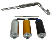 Silenciador tubo de escape Honda Apollo moto 50 110 125cc estilo Honda CRF XR