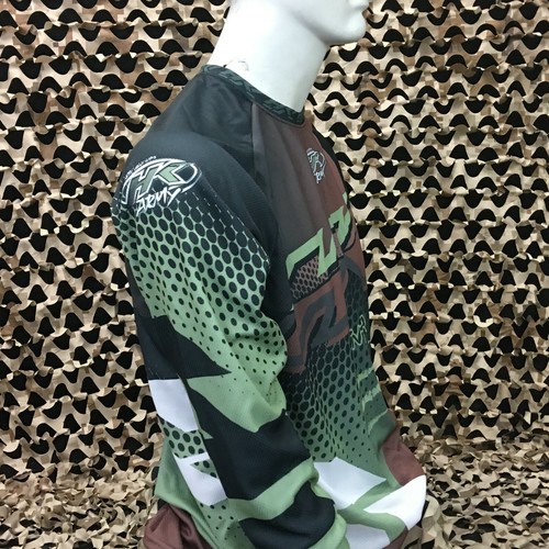 NEW HK Army Retro Paintball Jersey - Edge Brown/Olive - Medium - 第 12/12 張圖片