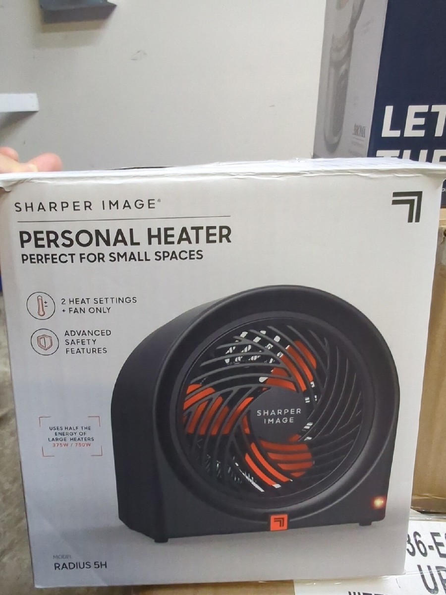 Sharper Image Personal Space Heater Black - USED 43765016039 | eBay