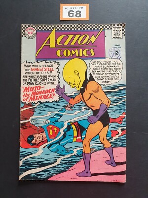 ACTION COMICS # 338  DC COMICS JUNE 1966 SUPERMAN Vs MUTO VNC