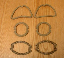 1957 CHEVY LENS GASKETS  PARKING  TAIL and BACK UP  set of 6 ** USA MADE **