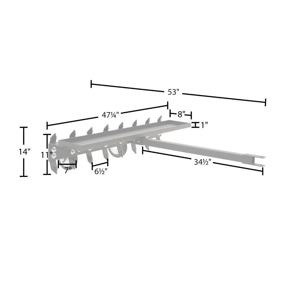 Black Widow Steel Chisel Plow ATV/UTV Implement | eBay