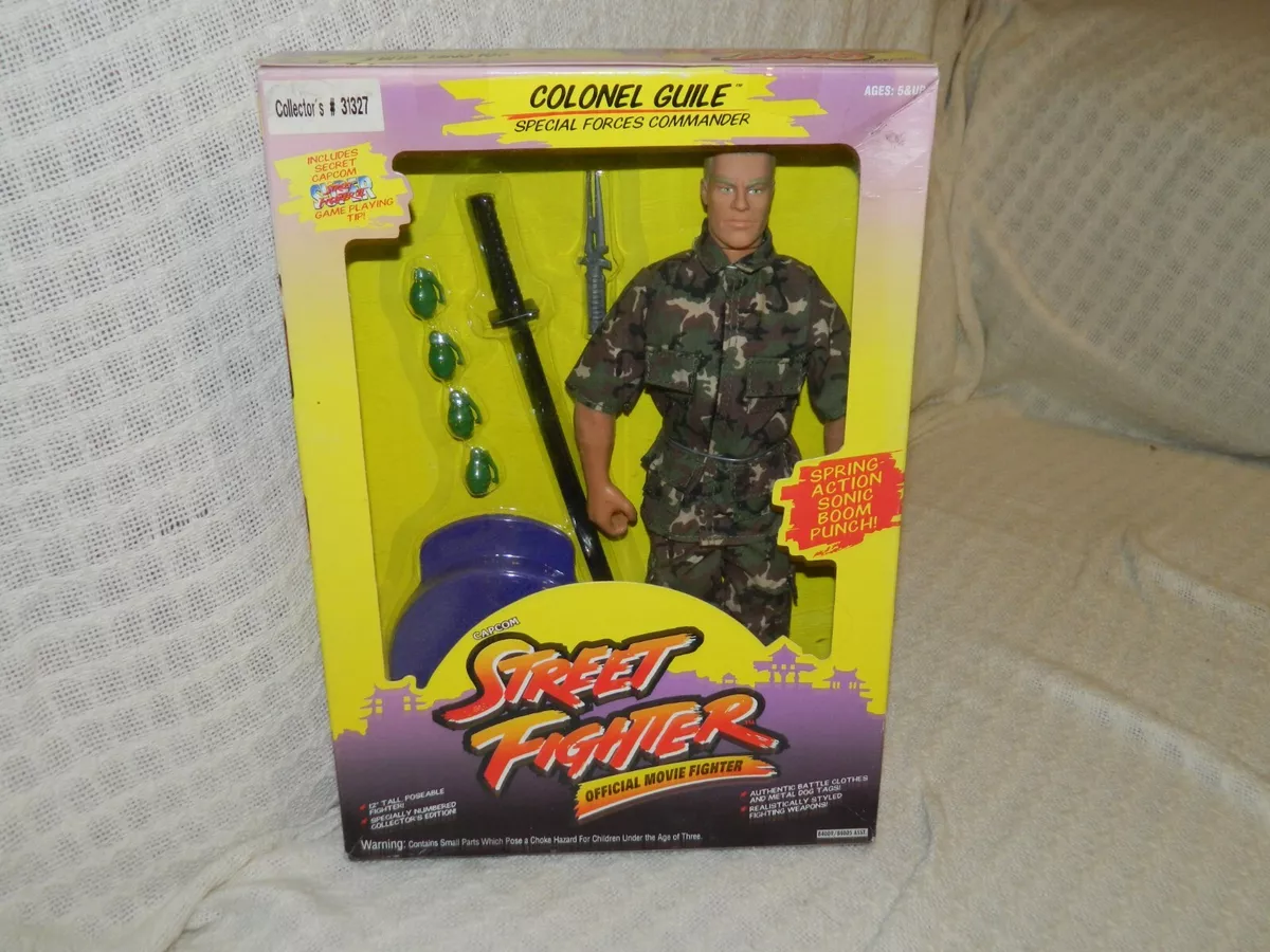 Guile Street Fighter 10 Cm Coronel Exercito Americano