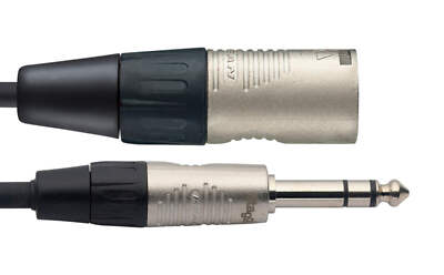 Stagg 10M/33Ft Audio Cable XLR Male-Stereo Plug DL