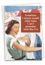 1 Funny Blank All Occasions Greeting Card - Forgotten Birthday -Envelope,US-Made