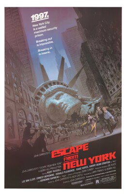 Escape From New York Movie Poster Print (Regular Style) (Size