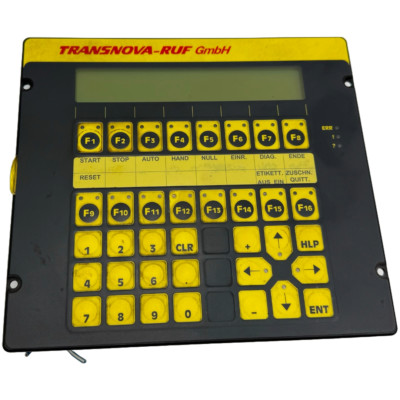 LAUER PCS 095 PCS095 Bedienkonsole Operator Panel Transnova-Ruf RS323 PS695