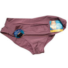 Vanity Fair Beyond Comfort Bikini Panties 18291 Women  s Size 7/L Mauve Purple