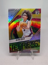 2025-26 Panini Prizm Olivia Miles Fearless Silver Prizm Rookie Minnesota Lynx RC