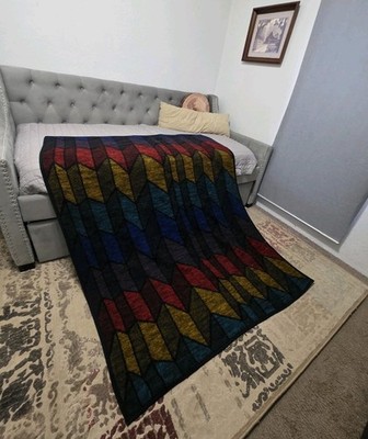 Vintage Design By Biederlack Geometric Blanket