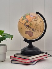 World Globe Table Touch Lamp Classic Table Decoration Lamp /Brown and Black
