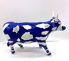 Cow Parade Westland 2000 SKY COW Figurine Blue With White Clouds No. 9151