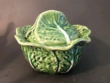 Olfaire Portugal Cabbage Covered Gravy Preserves Vegetable Bowl read & see pics